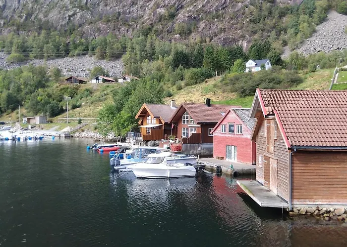 Lysefjord's Pearl - The Boathouse By The Preikestolen