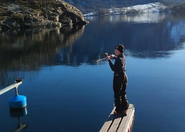 펜션 Lysefjord's Pearl - The Boathouse By The Preikestolen